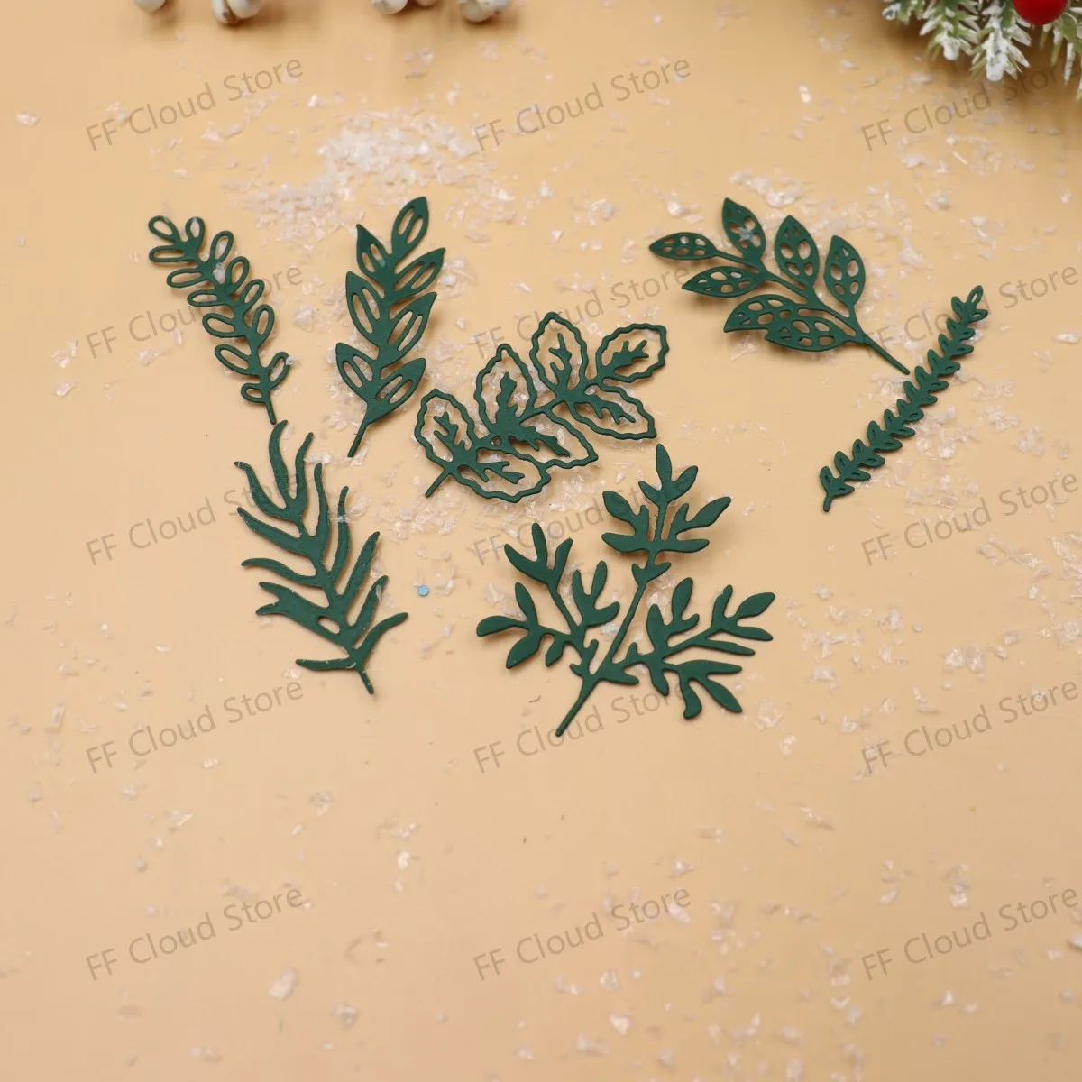 Troqueles de corte de hojas bonitas, álbum de recortes artesanal, tarjetas de papel, manualidades decorativas, troqueles en relieve, novedades de