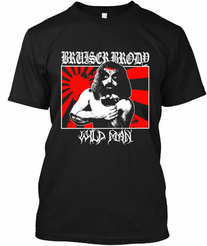 Bruiser Brody American Professional Wrestler Retro T-Shirt S-4XL