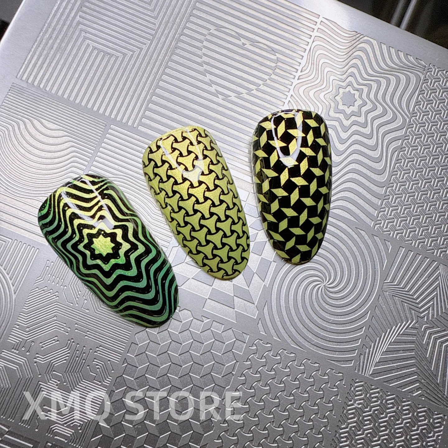 XMQ NAIL ART STAMPING PLATES CONSTELLATION TEMPLATES HEART IMAGEPLATES