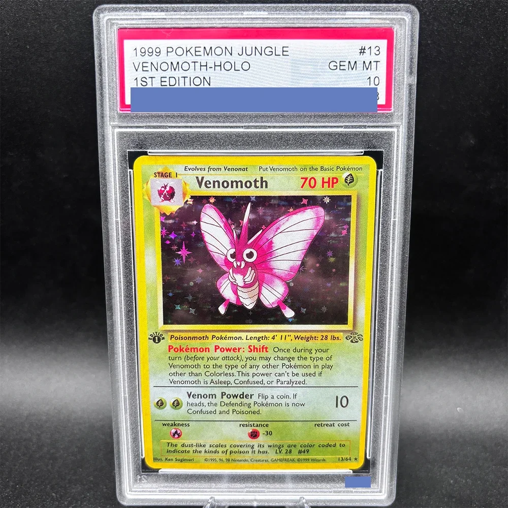 DIY TCG Collection Card Rating Card 13/64 11/62 1999 1ST EDITION Copy 10Points Rating Card Anime Game Gift Toy