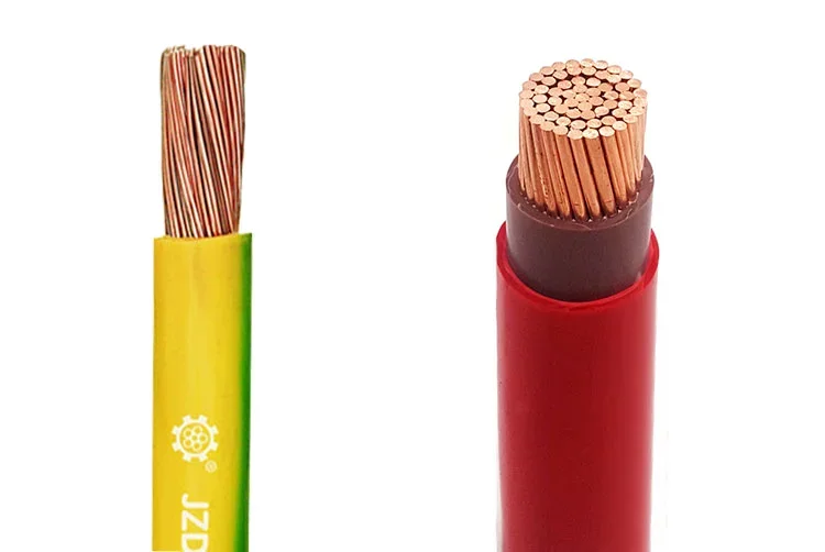 Cavo di rame mulino a filo bacca 99,99% C11000 Cavo di filo di rame Cavi elettrici nudi