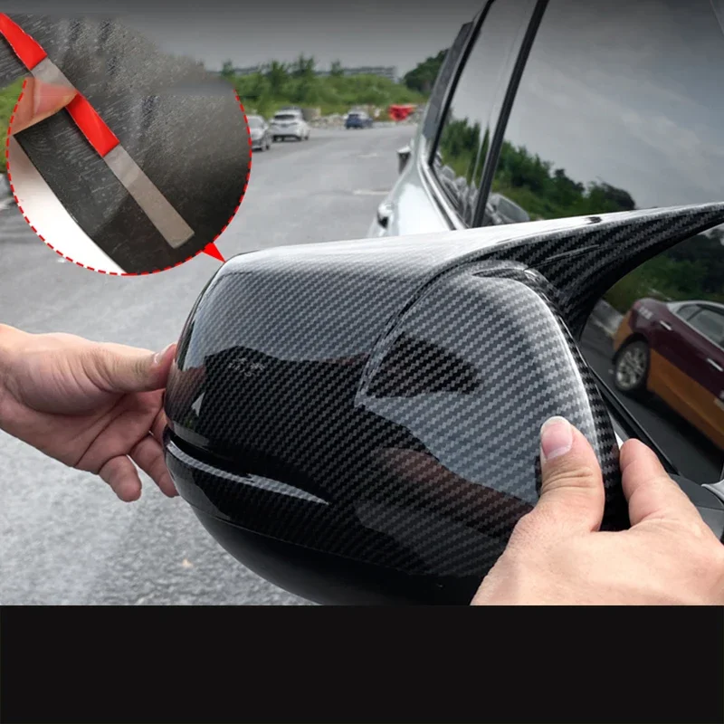 Carbon Fiber Car Rearview Cover for Honda Hrv E:ns1 Ens1 Eny1 E:ny1 2022 2023 2024 2025 Vezel Protect Accessories Auto Style