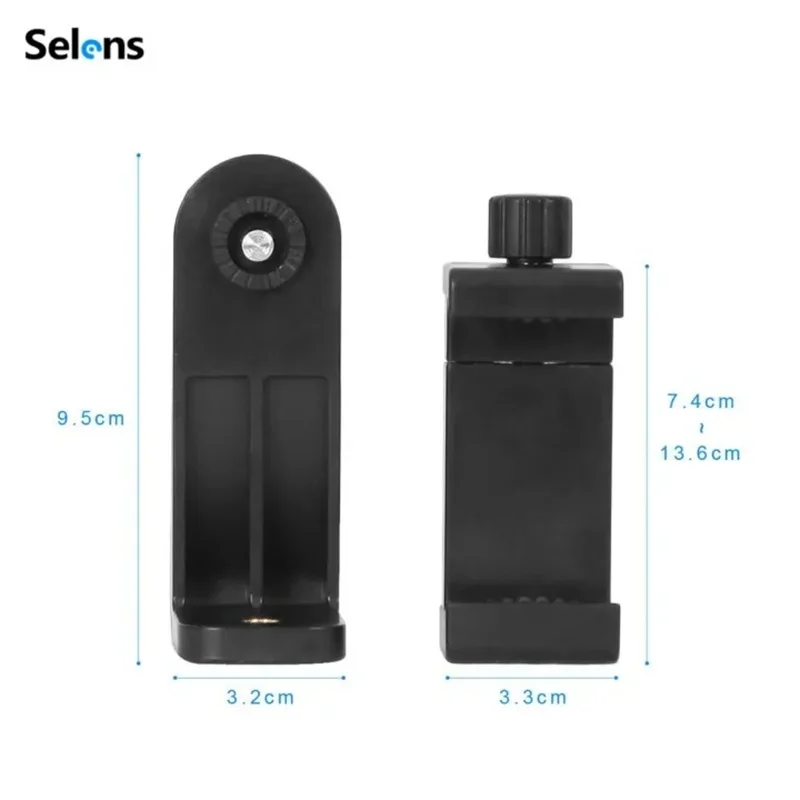 Selens Dudukan Streaming Langsung Seluler Rotasi 360 Derajat Aksesori Fotografi Dudukan Ponsel Tripod Ringan Mini Universal