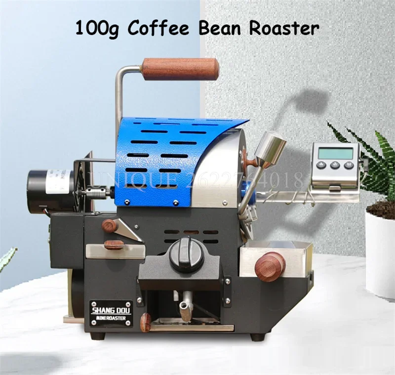 Gas Specialty Automatic Coffee Roasters Portable Modern Household Coffee Roaster 100g Coffee Bean Roasting Machine