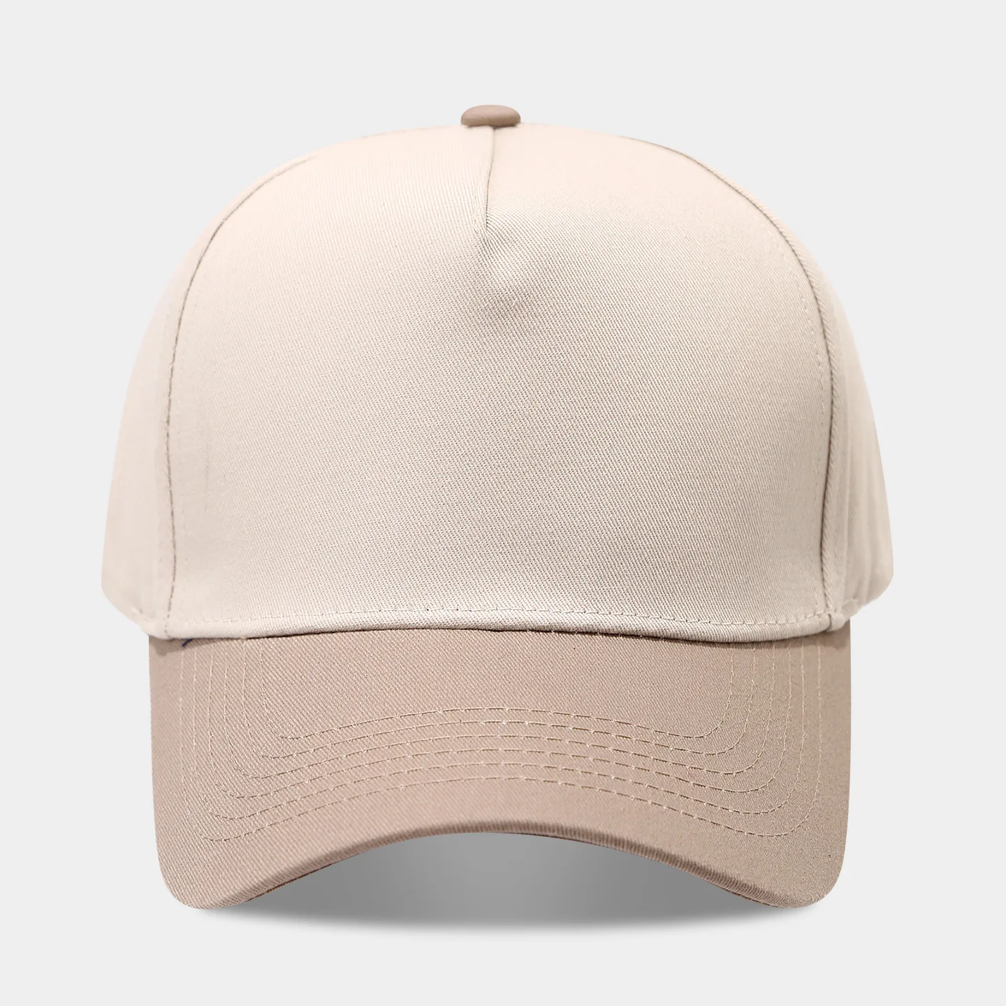 Neue farbblockierte Fünf-Panel-Baseballkappe für Damen, modischer und lässiger Sonnenhut für Herren, LKW-Fahrer-Kappe, trendig und vielseitig – Detail 11