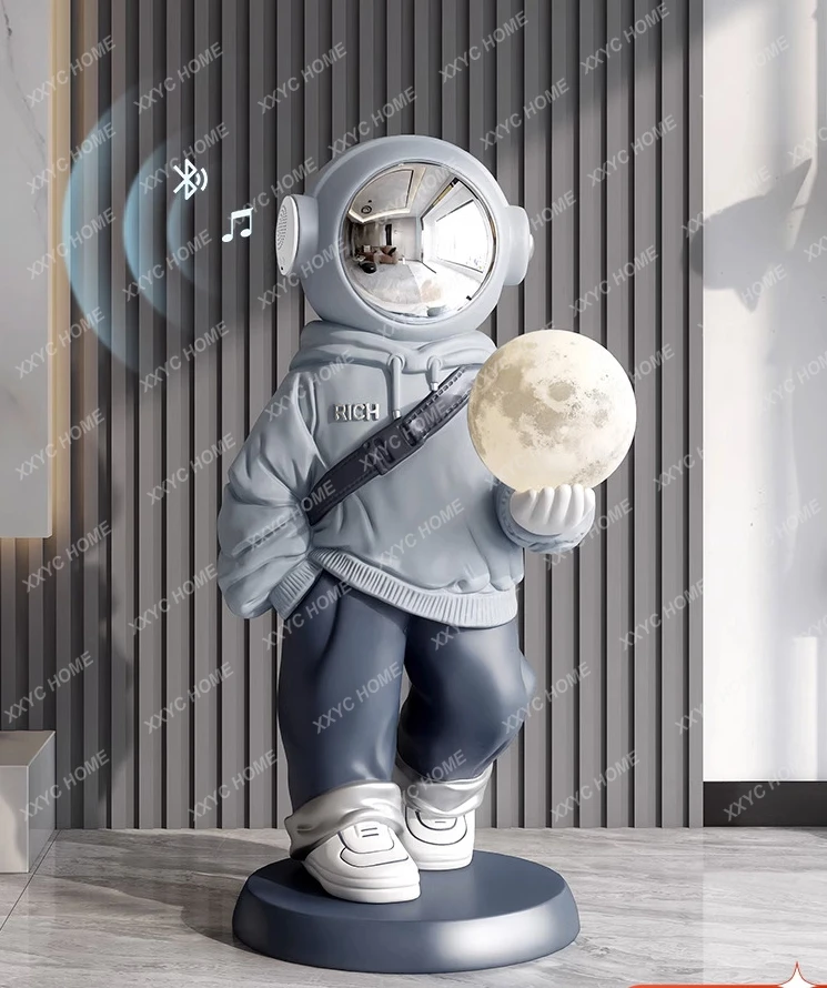 

Astronaut Floor Ornaments Lamp Living Room Decorations TV Cabinet