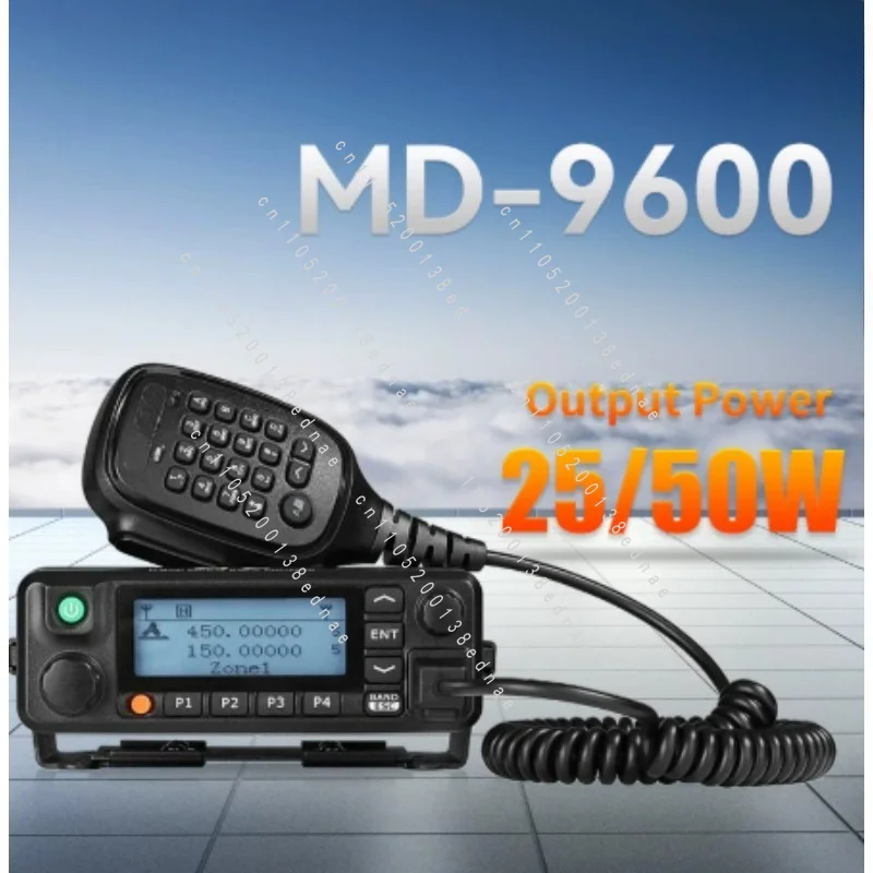 DMR Radio with GPS Positioning Function MD9600 Digital Walkie Talkie Dual-purpose UV Dual Segment Digital Car Station