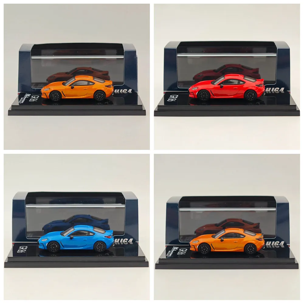 

Hobby Japan 1:64 for GR86 RZ 10th Anniversary Limited With Genuine Optional Rear Spoiler Diecast Models Car Miniature Collection