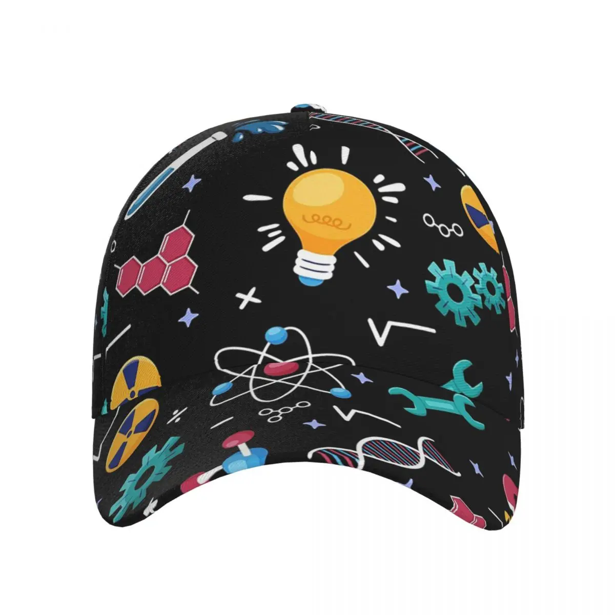 

Бейсбольные кепки унисекс STEM Icons Pattern Science Engineering Уличная одежда на открытом воздухе Летние спортивные бейсболки Кепка в стиле хип-хоп Casquette