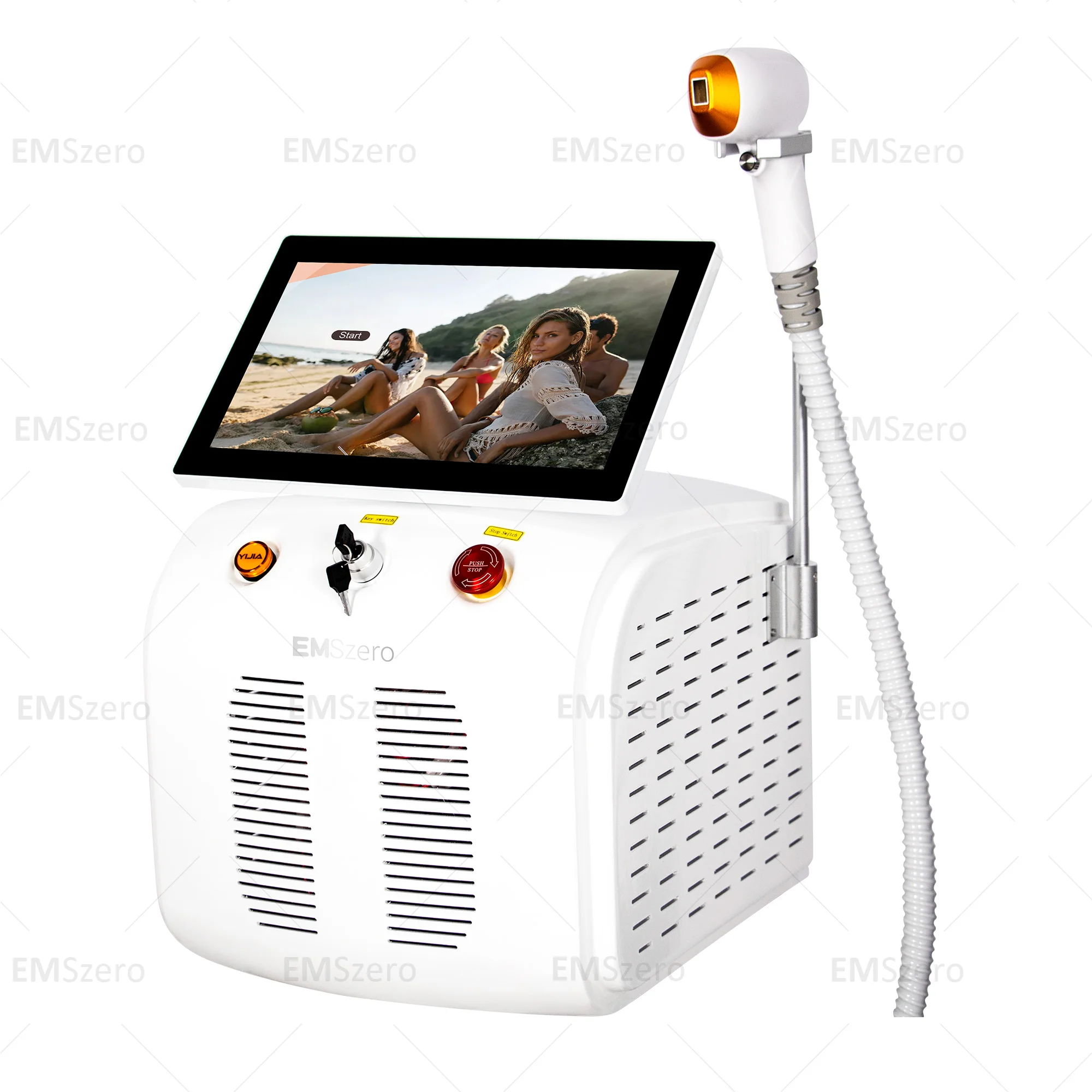 5000W 808nm Diode Laser Hair Removal Machine Alexandrit Skin Device Rejuvenation Ice Permanent Cooling Head Painless Epilator