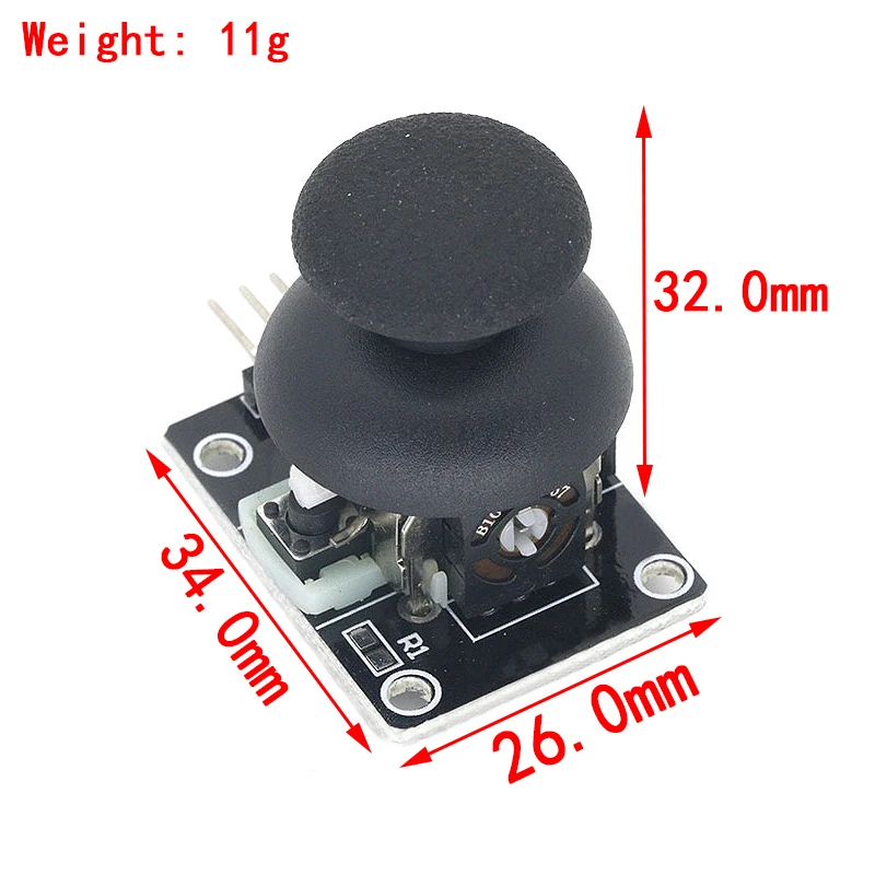 2PCS For Arduino Dual-axis XY Joystick Module Higher Quality  PS2 Joystick Control Lever Sensor KY-023 Rated 4.9 /5