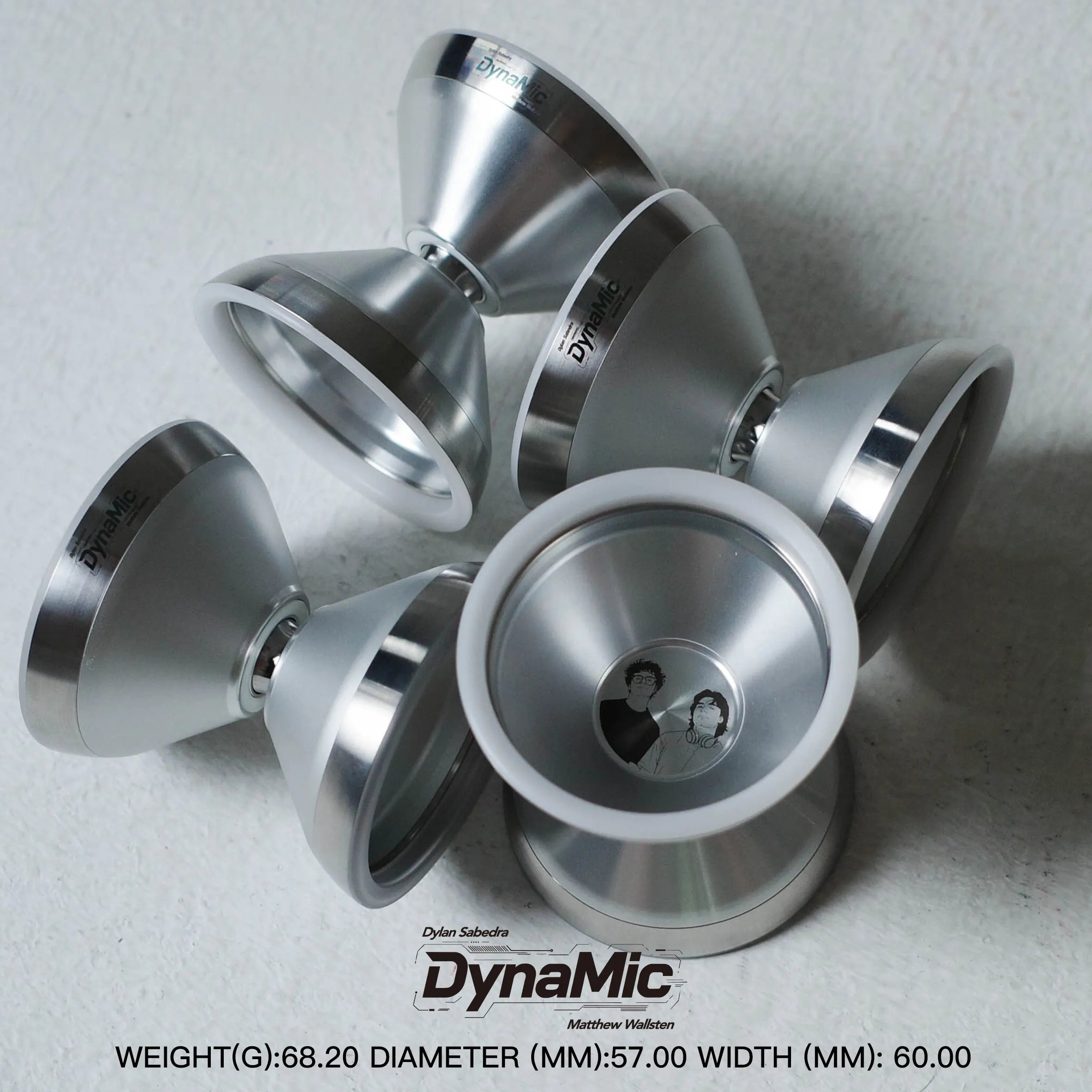 JIGUN DynaMic Width 60mm 6061+SS+POM Professional Competition Yoyo