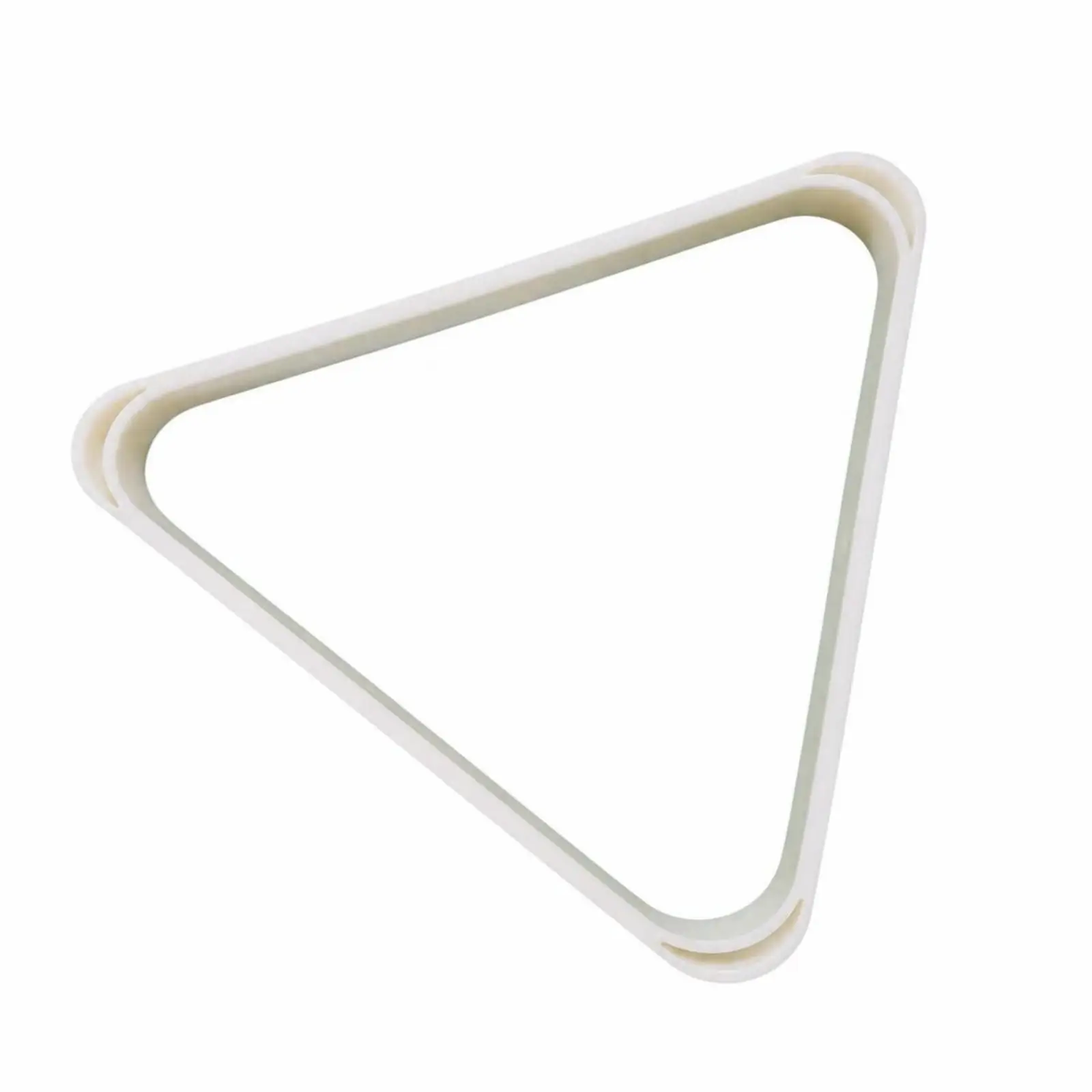 Billiard Ball Rack Triangle Holder Plastic ABS Pool Table Accessory for Snooker Game Night Easy Lift Corner Grip Design