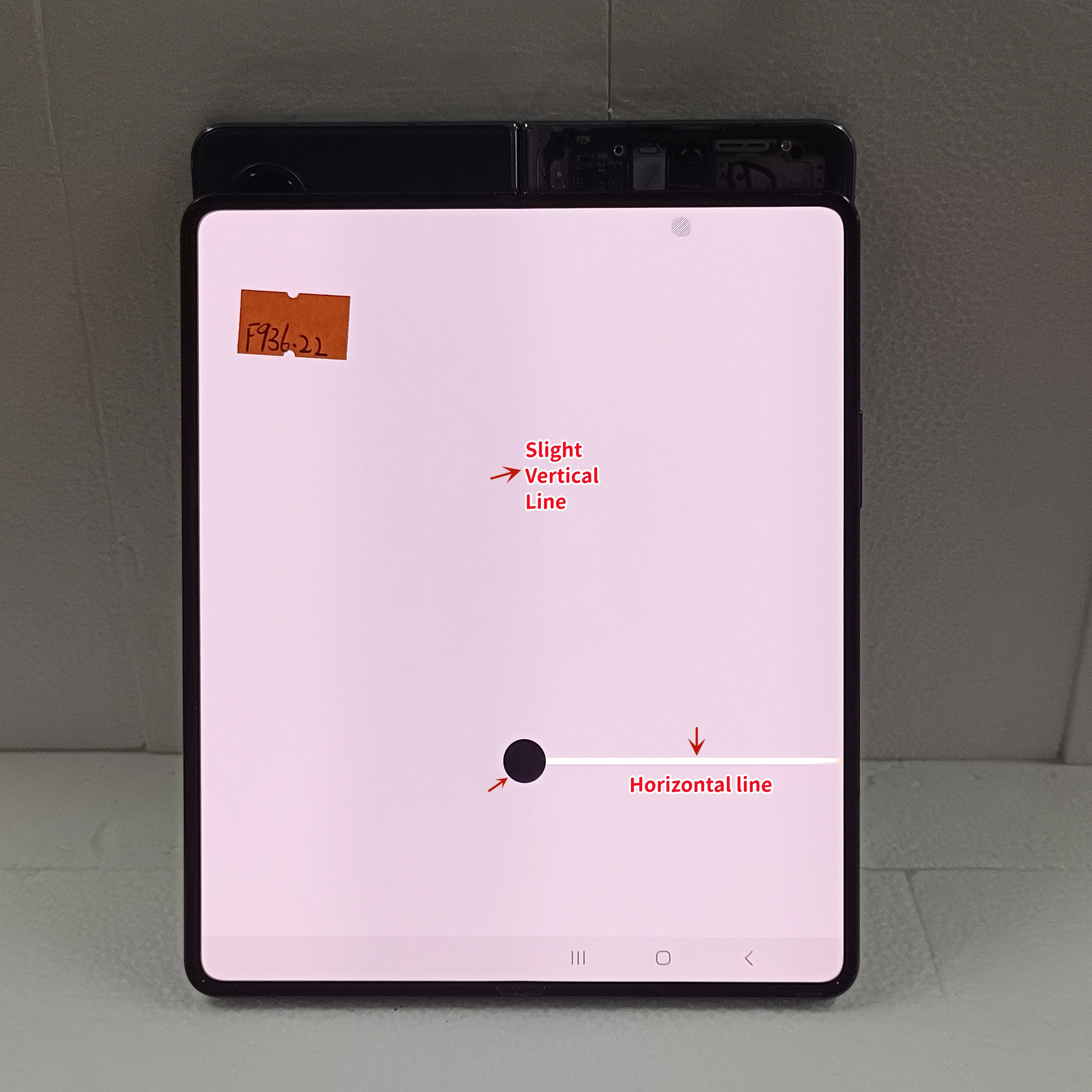 AMOLED For Samsung Z Fold 4 SM-F9360 F936 LCD Display Touch Panel Inner Screen Digitizer Assembly Replacement Parts With Defect