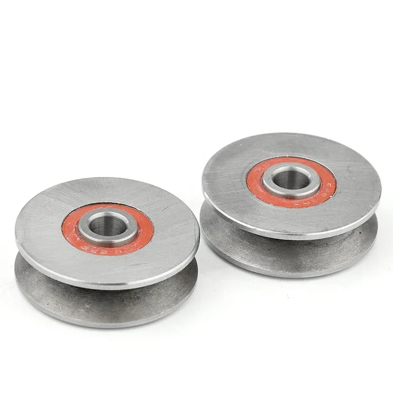 2pcs/lot Deep V-groove angle 60 degree bearing bore 8mm,diameter 40mm,thickness 12mm sliding gate roller/pulley/wheels.