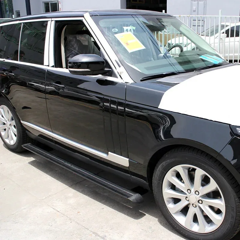 خطوات جانبية كهربائية أوتوماتيكية من سبائك الألومنيوم لوحة تشغيل كهربائية لسيارة رينج روفر VOGUE إطالة 2017+