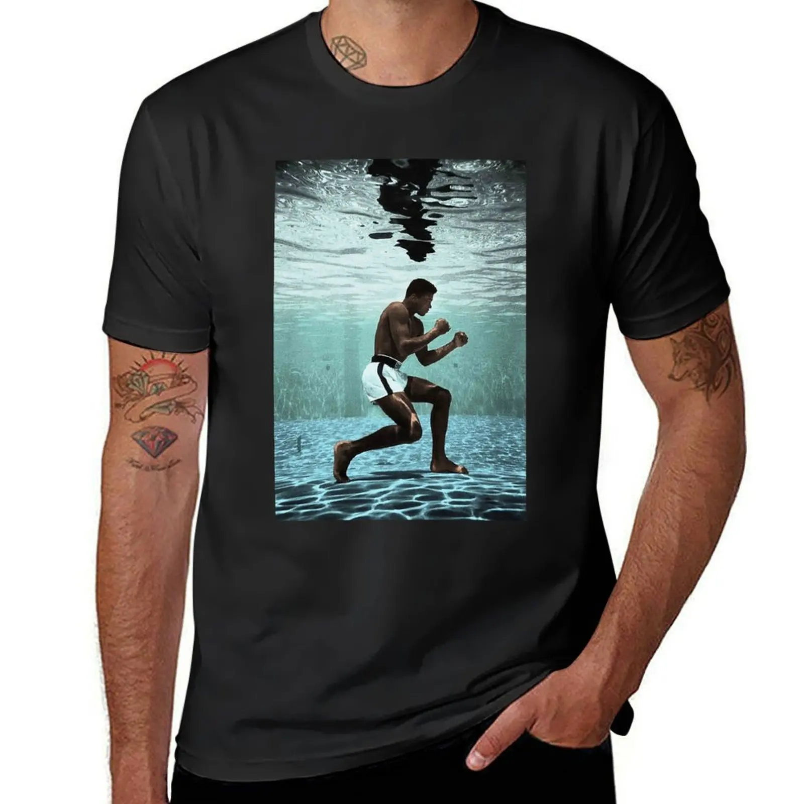 

underwater T-Shirt anime clothes plus sizes aesthetic clothes men t shirt