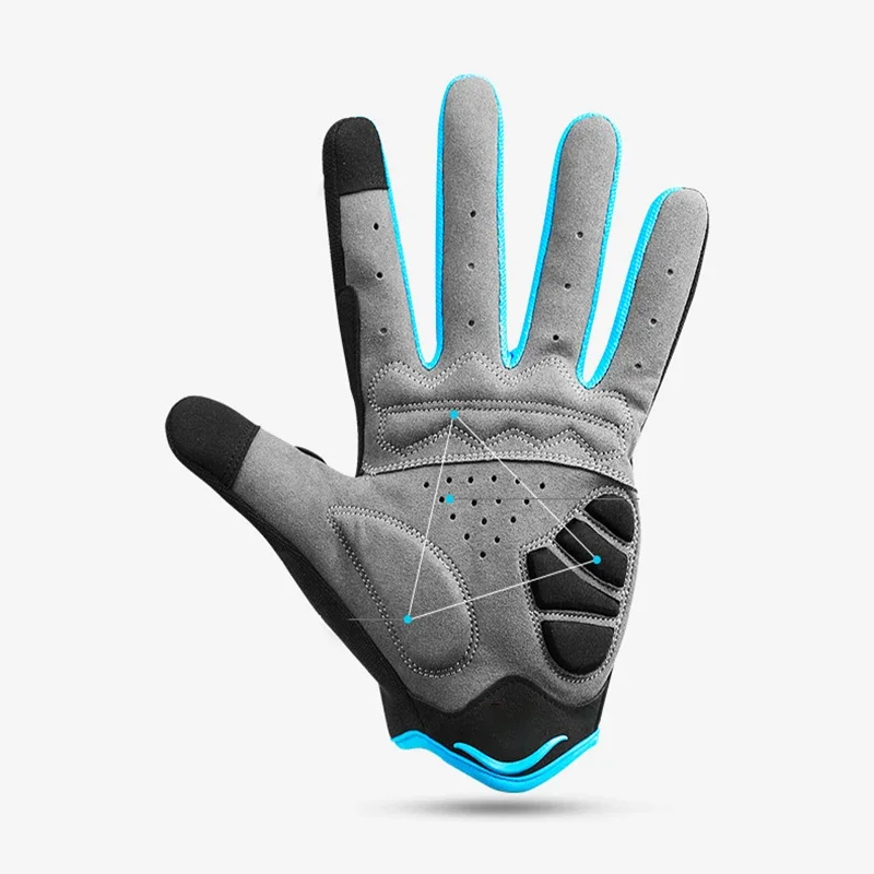 Summer Motorcycle Bicycle Cycling Gloves Touch Screen Windproof Anti-Skid Full Finger Gloves