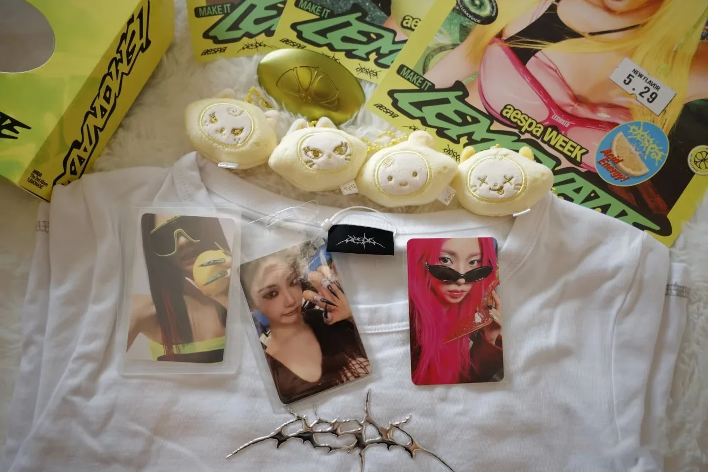K-Pop Hot Female Idol Schlüsselanhänger – Neues Album „LEMONADE“ im gleichen Stil – Anhänger KARINA NINGNING GISELLE WINTER – Zitrone Schlüsselring Hängedekoration – Detail 8
