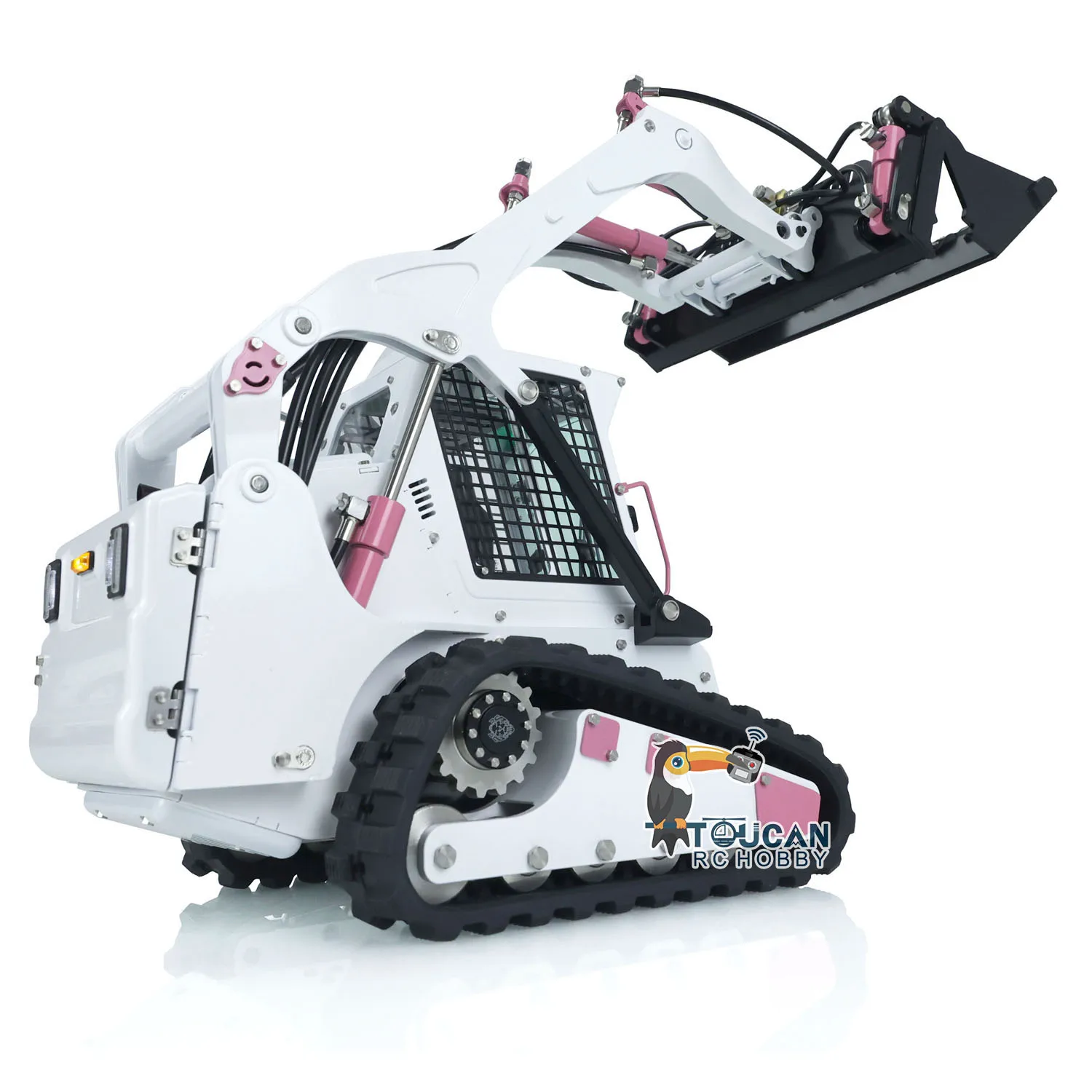 1/14 RC Caricatore Idraulico Aoue-LT5 LESU Tracked Skid-Steer RTR Verniciato Rotante HA CONDOTTO LA Luce Giocattoli per Adulti THZH1224-SMT9