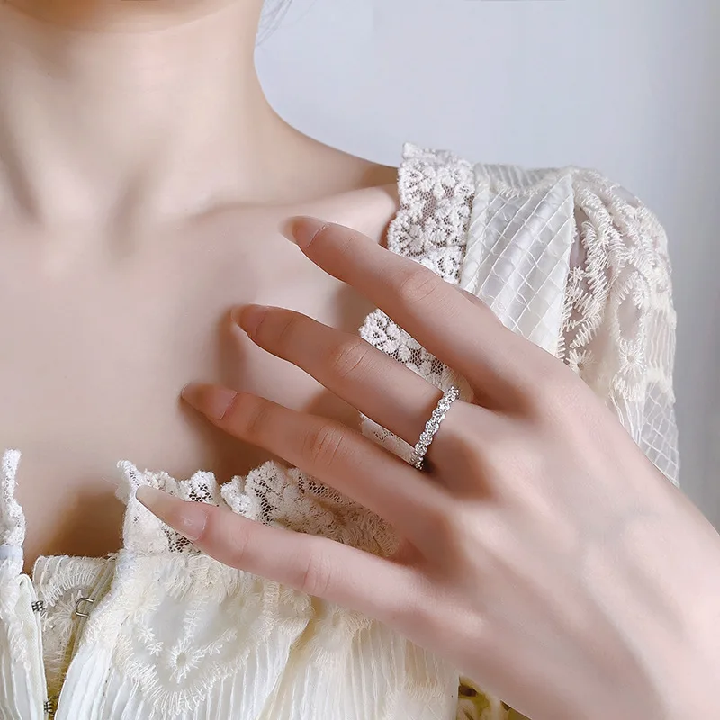 SONGYUN Brand Jewelry 925 Sterling Silver Ring VVS Moissanite Artisan Ring for Partner 18K Gold Plated MST Patent Fine Jewellery