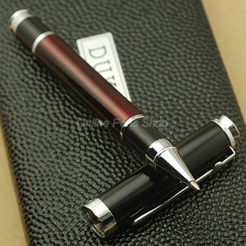 

Duke Red Carbon Fibre Metal Roller Ball Pen DR872