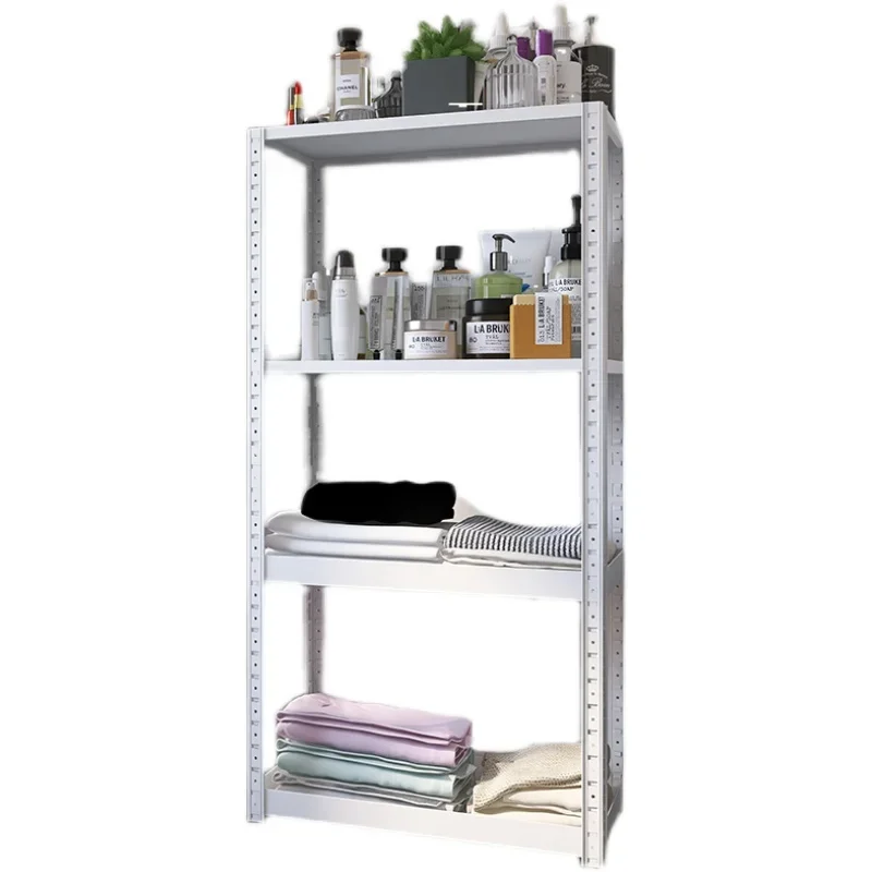 

TLL Bathroom Storage Rack White Floor Multi-Layer Toilet Toilet Corner Storage Rack Living Room Storage Rack