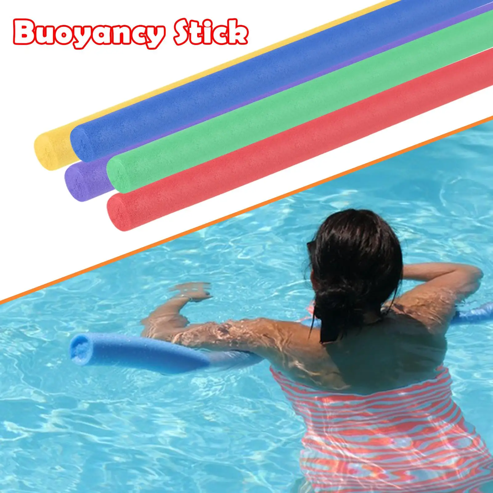 Float Pool Noodle Lichtgewicht leuk waterspeelgoed Stevig schuim Zwemnoedel Float Bar voor volwassenen/kinderen Jongens Meisjes Sport onder water