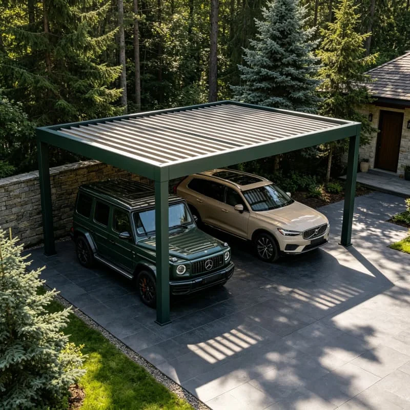 Sale Electric Aluminum Pergola Motorized Louvered Waterproof Roof Remote Control Garden Patio Backyard Carport Gazebo Customized