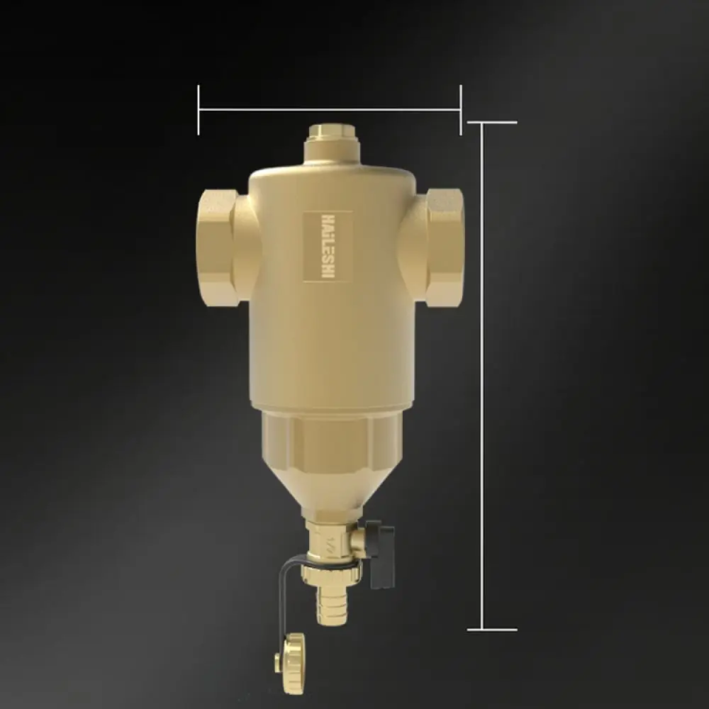 Magnetic Decontamination Filter For Wall Hung Boiler Heating Circuit Systems Brass Water Treatment Durable Pipeline Protection