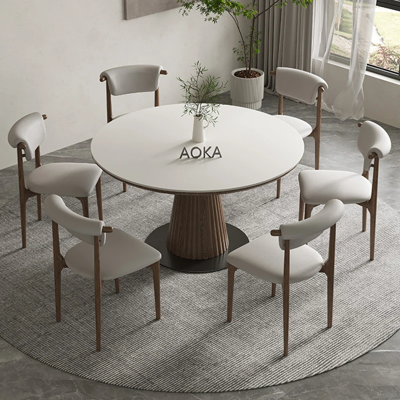 Kitchen Coffee Dining Table Set Dinner Luxury Round Dressing Dining Room Sets Restaurant Modern Coiffeuse De Chambre Furniture