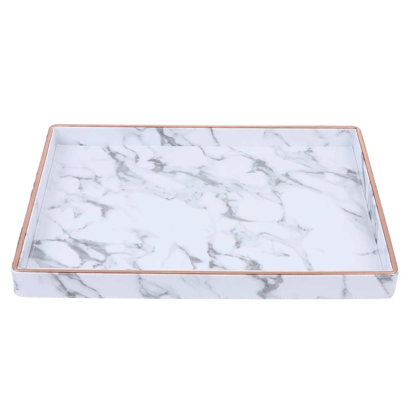 

Bathroom Tray Storage Plate Marble Grain Design Desktop ganizer Jewelry Holder Earrings Display Home Decor