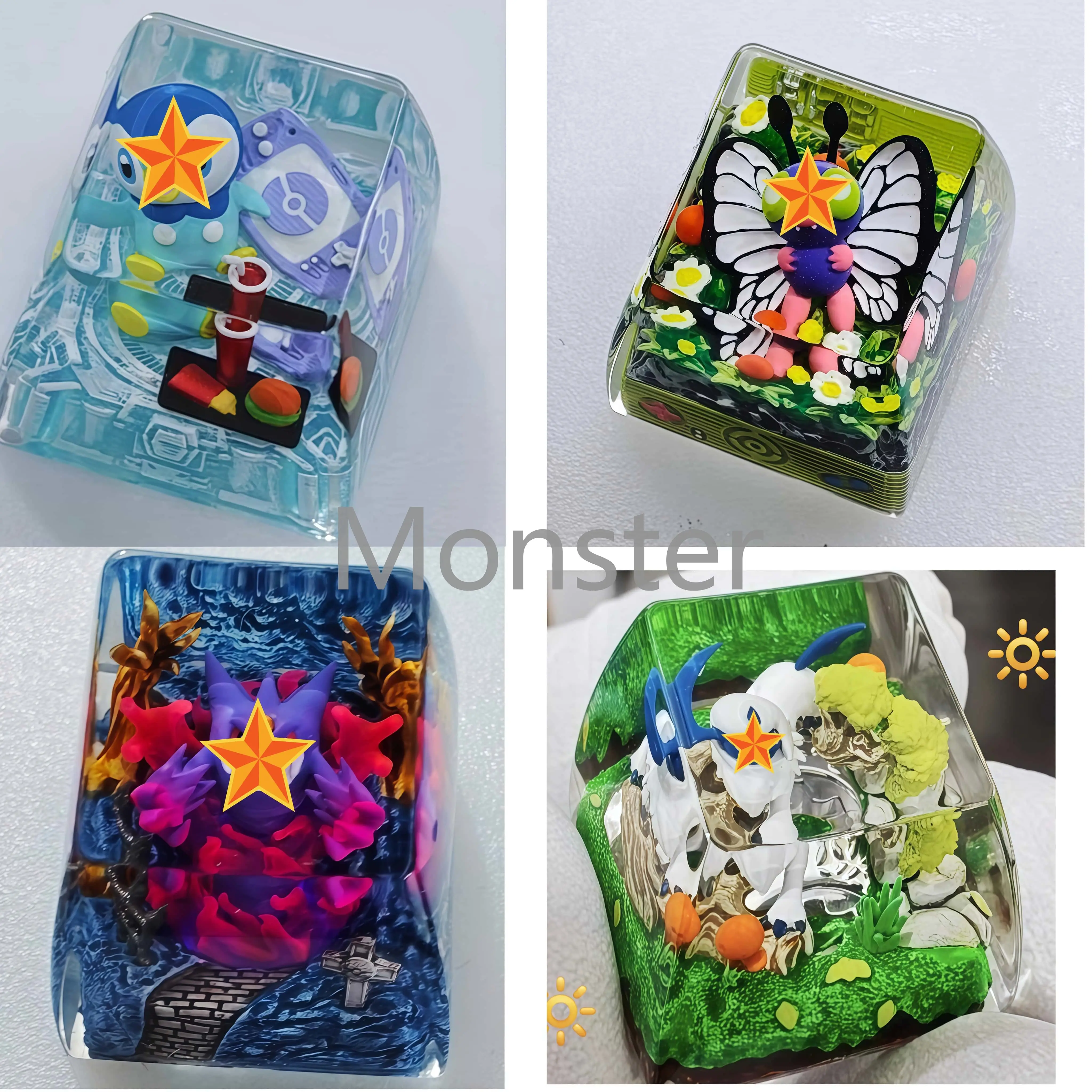 teclas-de-pokemon-para-teclado-mecanico-mega-charizard-greninja-limited-paldea-starters-sprigatito-fuecoco-quaxly-teclas-personalizadas