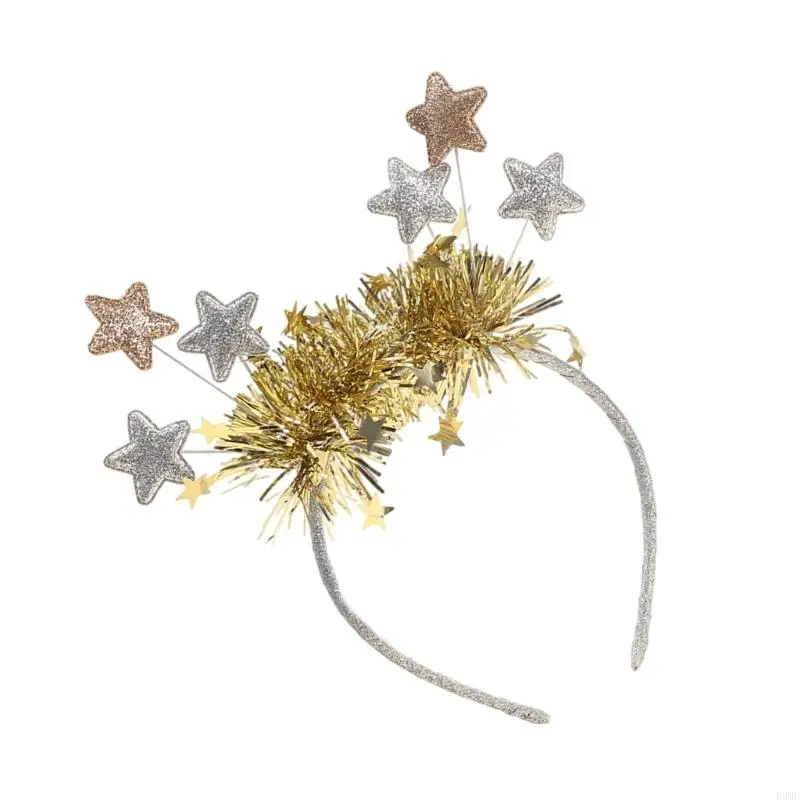 عيد الميلاد نجم عيد الرأس blingbling hoop headpiece headpiece headpiece f3md