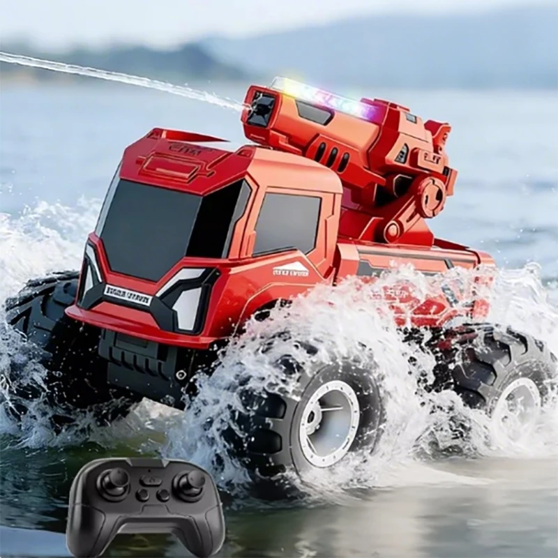 

JJRC Q226 Amphibious RC Car 4WD Remote Control Off-road Truck Electric Water Spraying Stunt Vehicle Children Toy Birthday Gifts