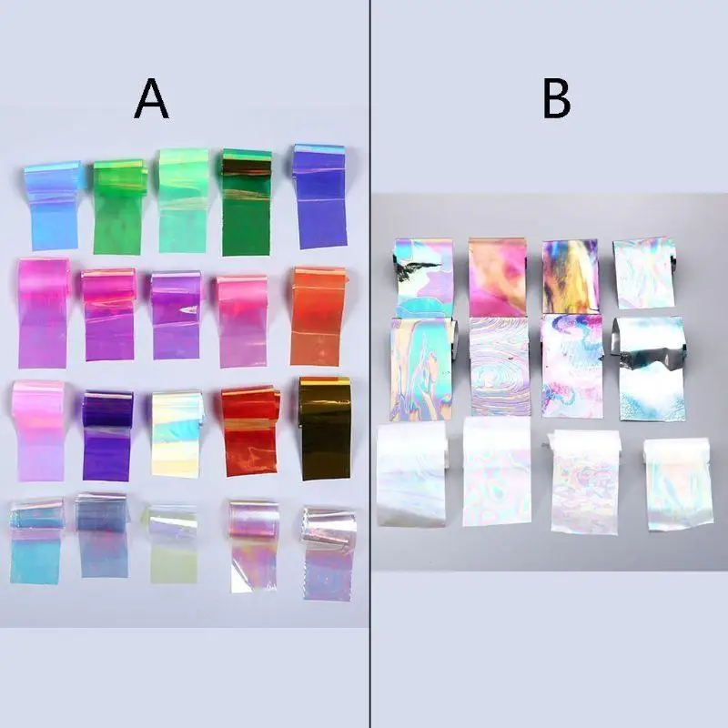 A52E Shiny for Aurora Mirror Paper AB Effect Reflective DIY Jewelry Filli