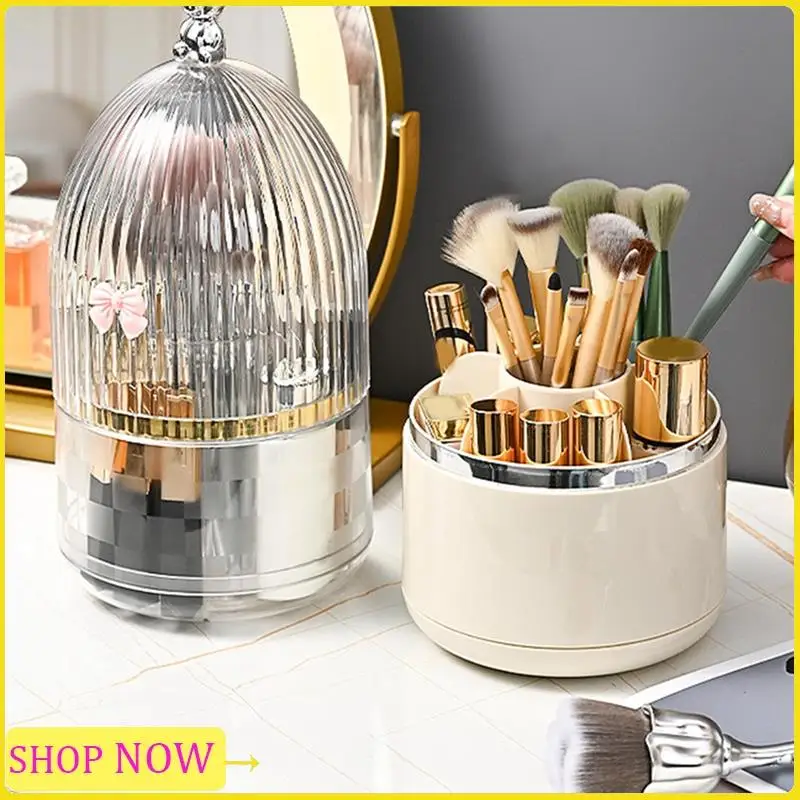 

Especial Makeup Brush Organizer Dustproof Make Up Brush Container With Clear Acryliccover A
