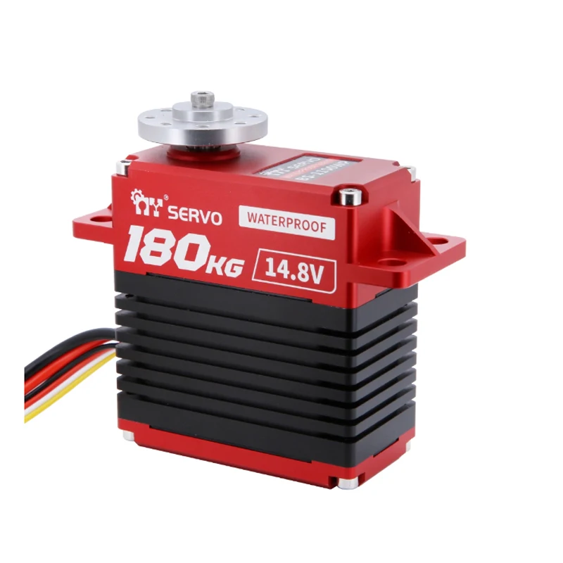 Waterproof IP67 BS-1100WP Digital Servo High Torque 180KG Brushless Motor Metal 180Degree Servos for RC Cars Crawler Buggy Robot