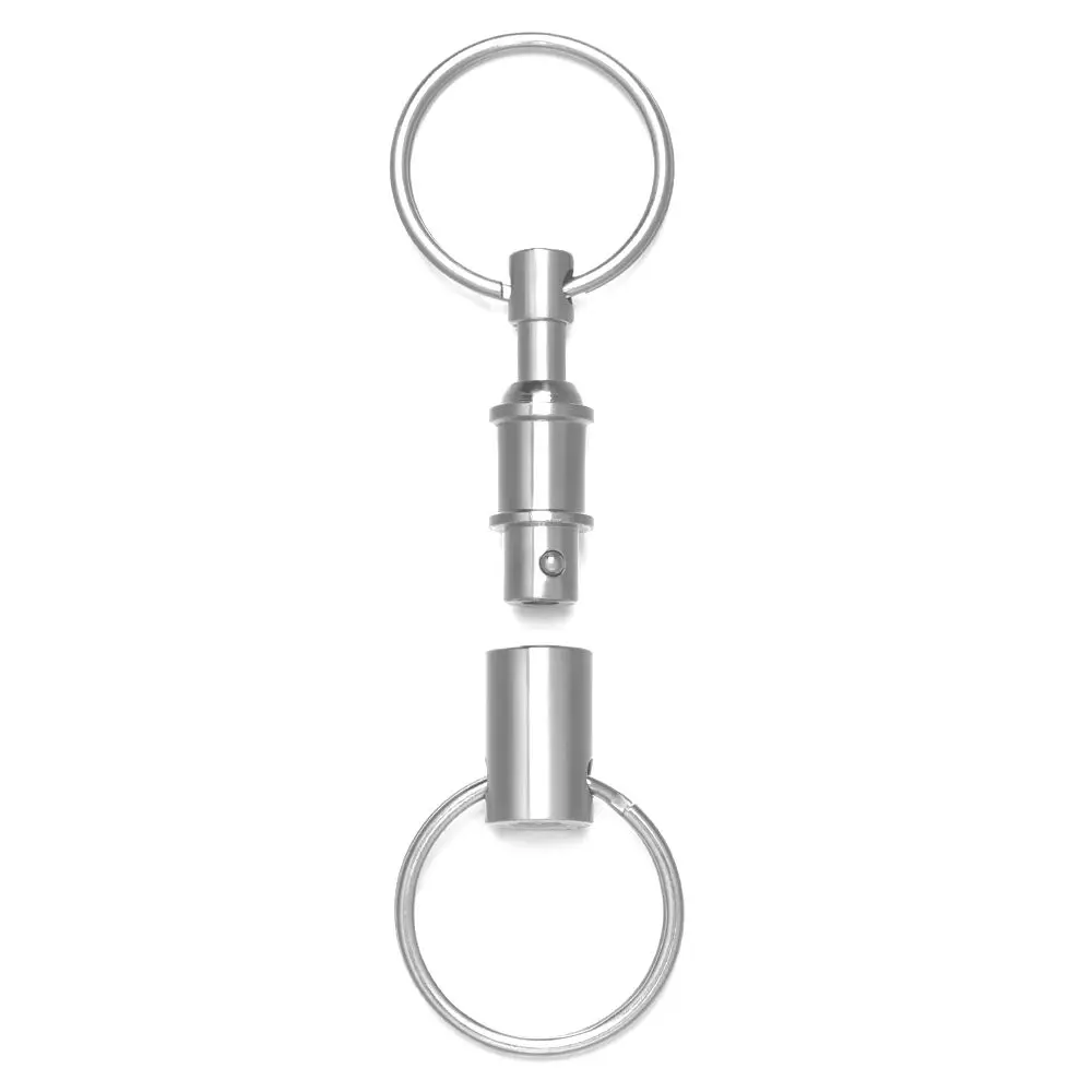 Portable Separable Double Ring Removable Key Ring Child-mother Buckle Separate Keychain