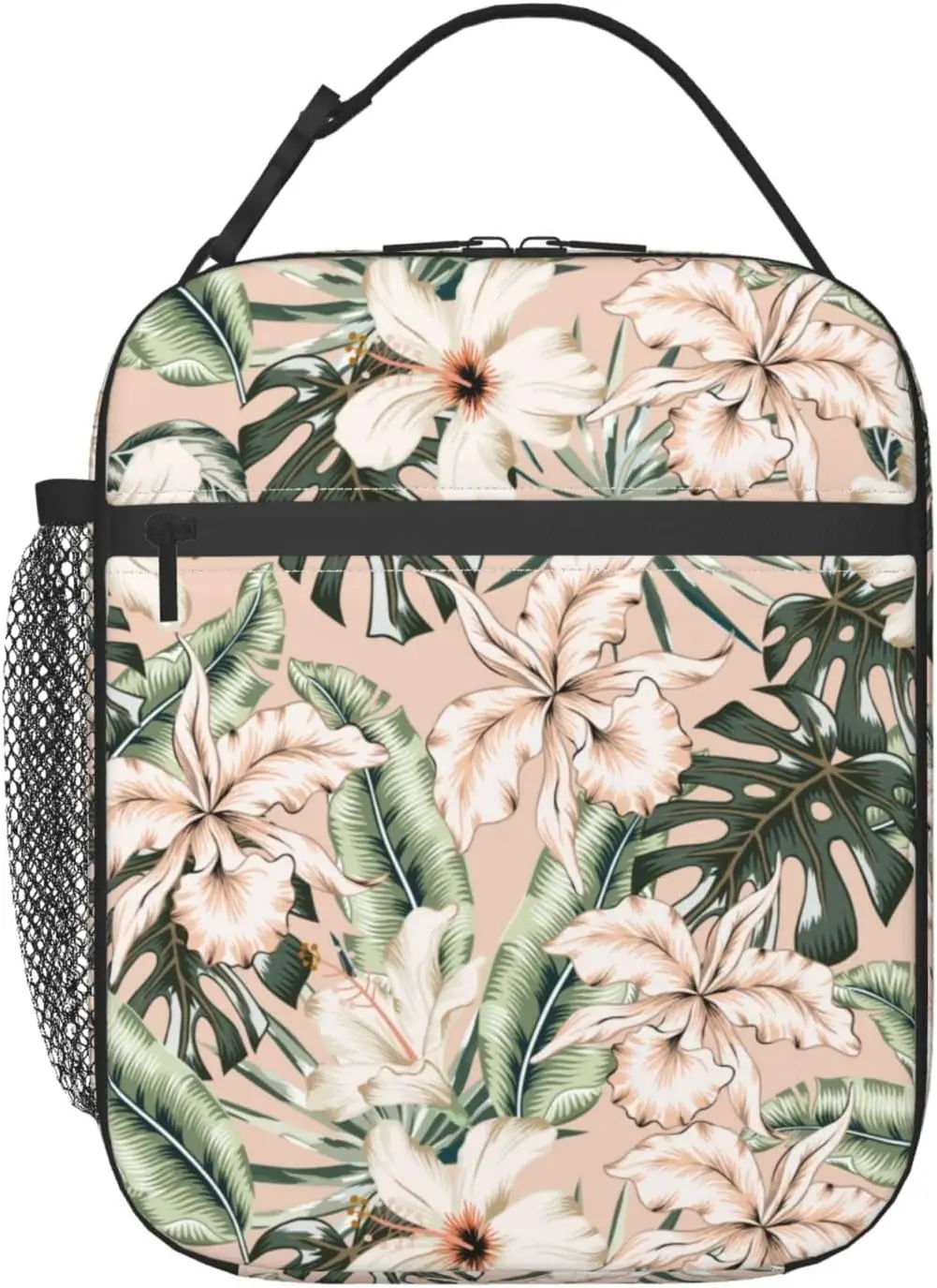 

Tropical Banana Palm Leaf Lunch Bag Reusable Lunch Box Insulated Leak Proof Lunch Tote With Portable For Women Men Tote Bag For