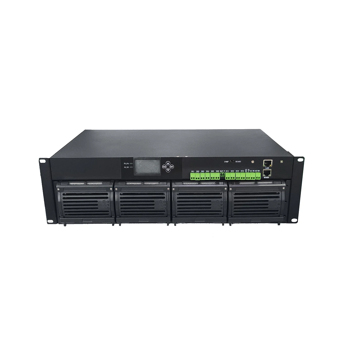 19 Inch Industry Rectifier System 110vdc Rack Mount 40A 6000W Single Output Switch Power Supply Rs232