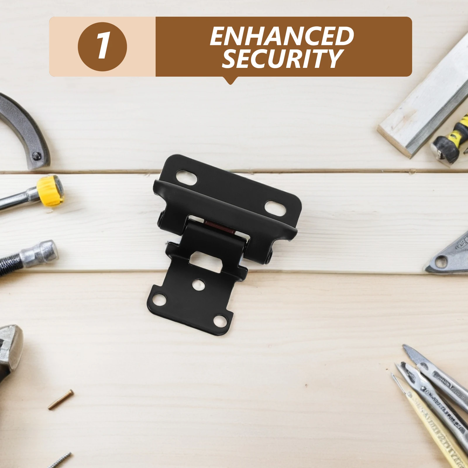 

4pcs Rv Heavy Duty Self Closing Semi-Concealed Cabinet Hinges For Kitchen Bathroom Inset Doors Suitable Campers Travel Trailers