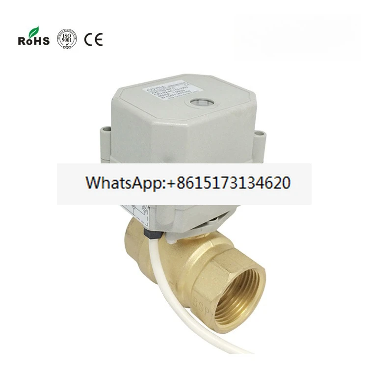 

Miniature electric ball valve Stainless steel three-wire two-control two-way small flow power-off reset fine