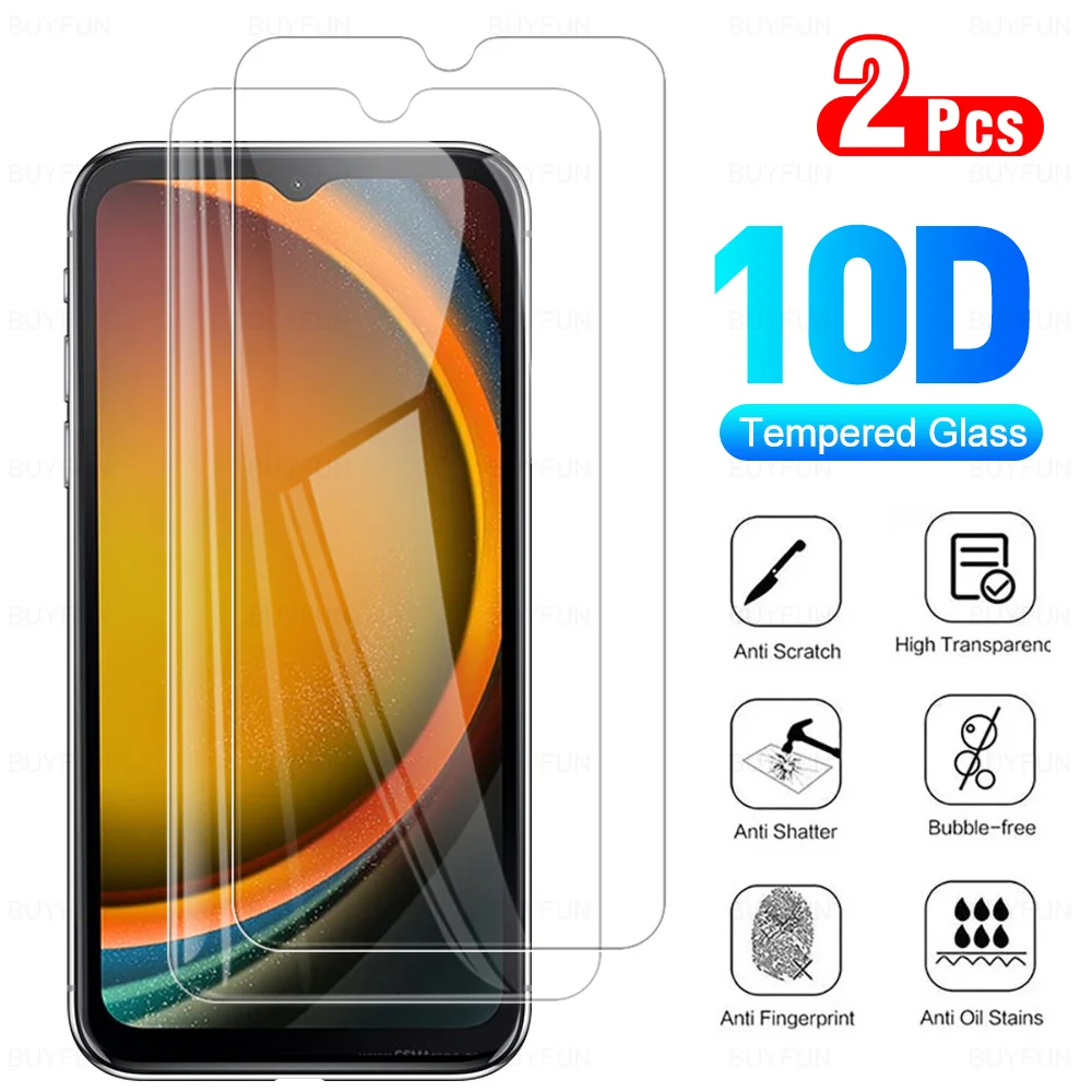 2Pcs Tempered Glass For Samsung Galaxy Xcover7 5G Screen Protector For samsung xcover7 galaxy x cover 7 6.6" HD Protective Films