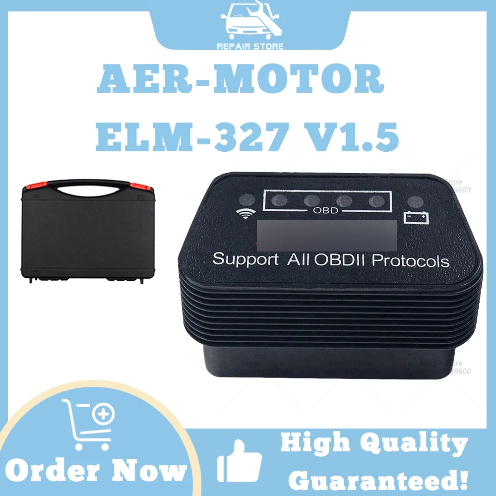 

AER-MOTORELM-327 Scanner for Multi-brands CAN-BUS as same asELM-327 WIFI Read diagnostic trouble codes Intake Manifold Pressure