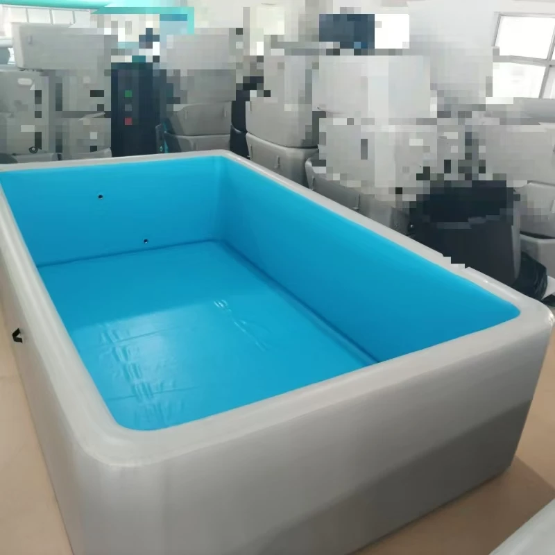 2025 New Design PVC Drop Stitch Inflatable Pool Portable Outdoor Foldable Inflatable Swimming Pool for Children and Adults