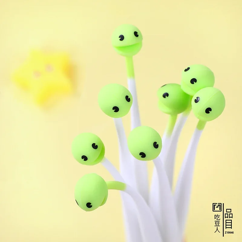48PCS Creative Cute Funny Cartoon Gender-neutral Pen Black Student Supplies Stationery Office Signature Pen