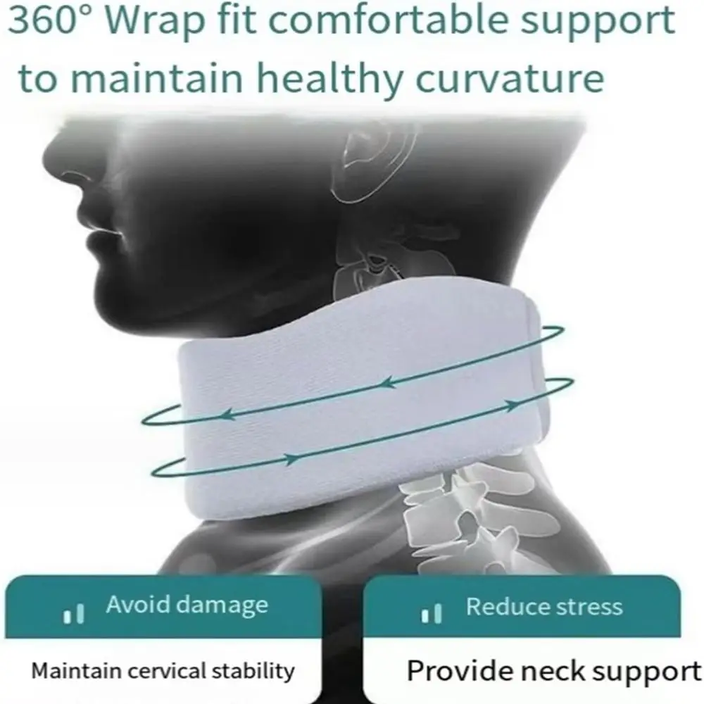 for Neck Pain and Support Soft Neck Brace for Sleeping Washable Cervicorrect Neck Brace with High Resilience Removable