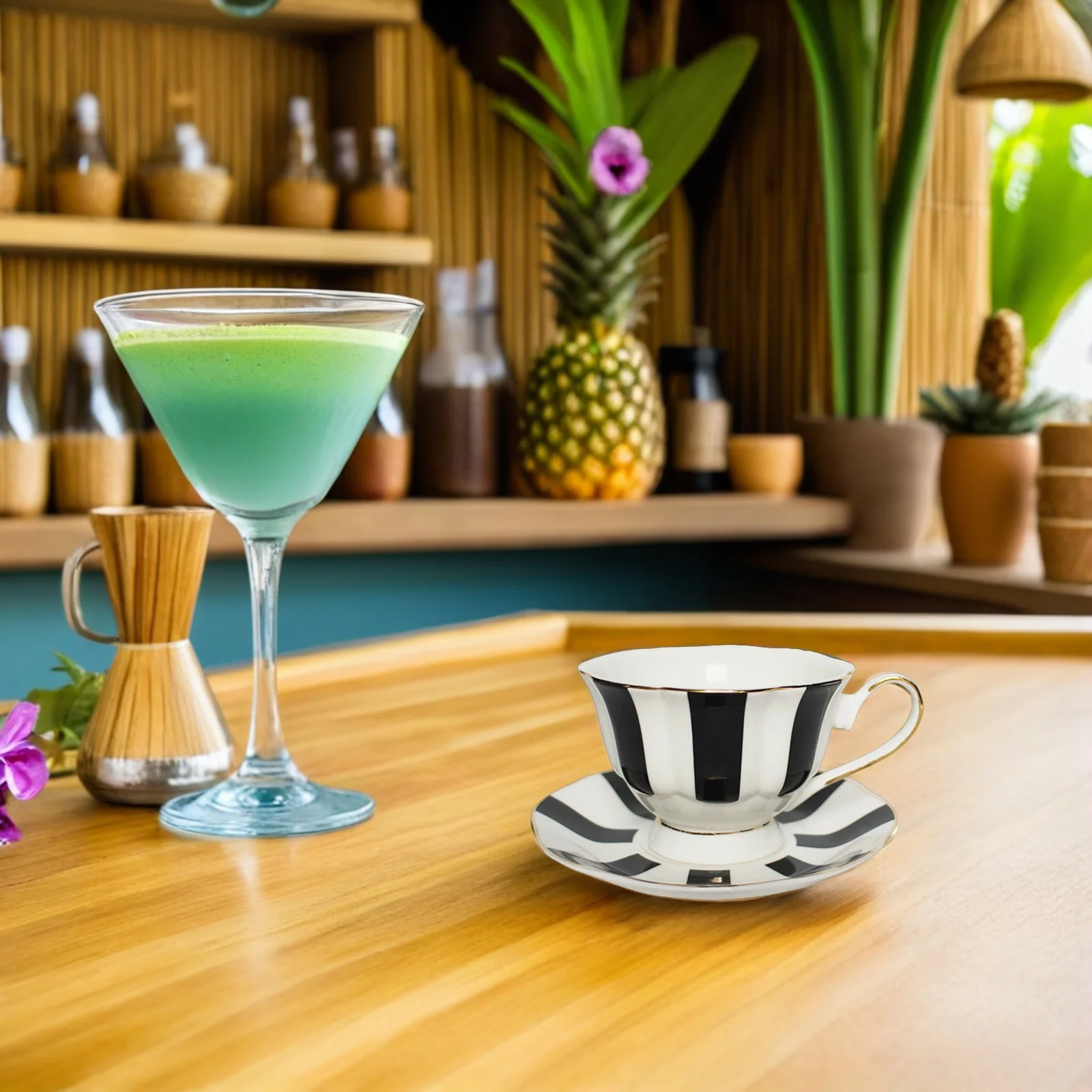 

1Set Ceramic Coffee Cup Saucer Set Dot Design Comfortable Grip Practical for Coffee Tea Decorative Water Cup