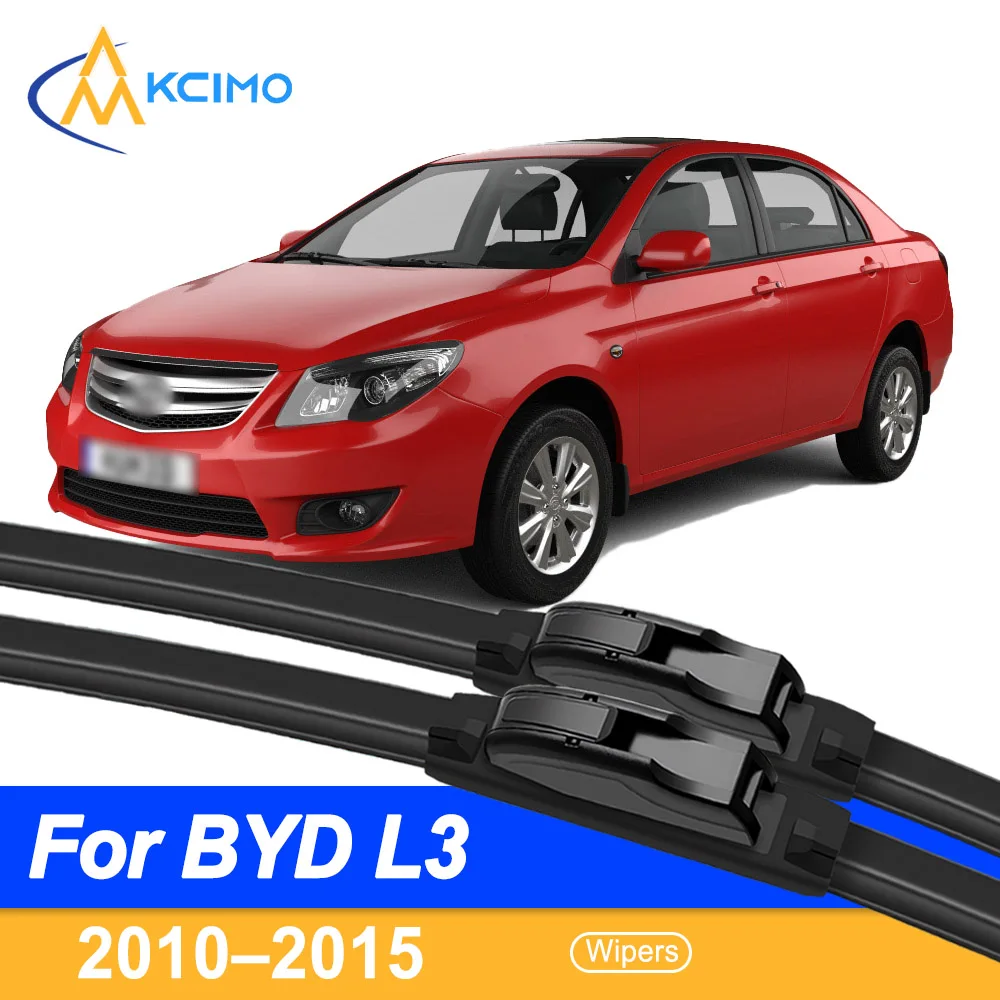 

Silicone Car Wiper Blades for BYD L3 2010–2015 - All Weather Silent Wiper Blades, Quick Release Clip